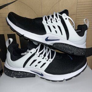 NEW Nike Air Presto Black Oreo White Navy Men Size 8.5, Womens 10 846440-997